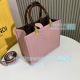 Replica Fendi Pink Textured Sunshine Small Tote (5)_th.jpg